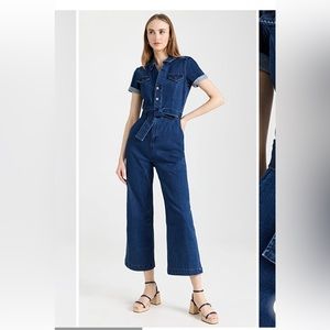 PAIGE Blue Denim Jumpsuit